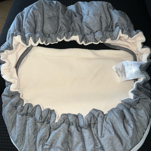 JJ Cole Car Seat Cover-Heather gray - Picture 3 of 3